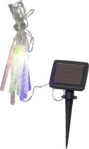BUBBLY LIGHT-CHAIN Solcells-ljusslinga 180cm 10LED Flerfärgad/Klar