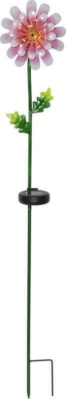 PINK DAISY Solcellsdekoration 81cm Rosa