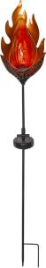 MELILLA FLAME Solcellsdekoration 82cm Brons