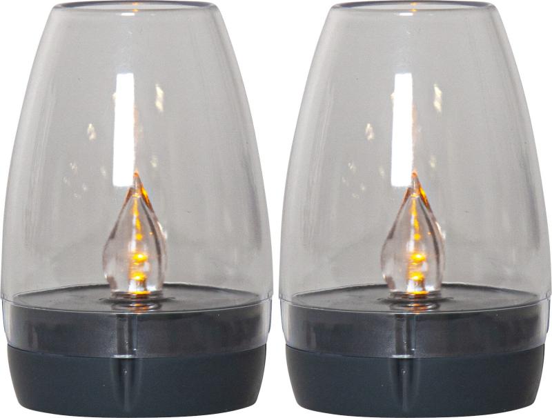 TROPEA Solcellsdekoration 9cm Grafit