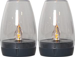 TROPEA Solcellsdekoration 9cm Grafit