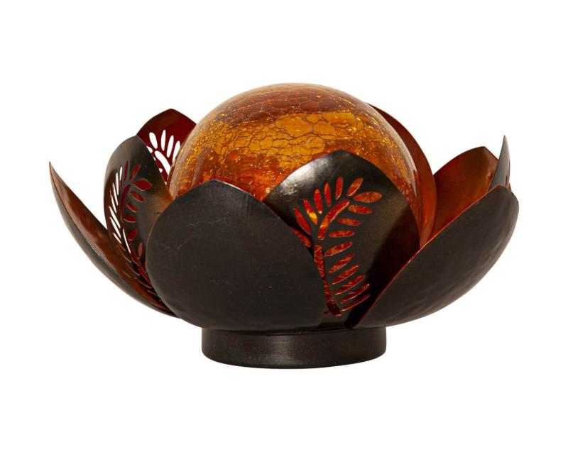 LILLY Solcellsdekoration 24cm Amber