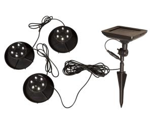 WATER LIGHT Solcellsdekoration 6m Svart