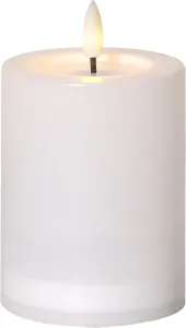 FLAMME SAUL Solcells-Ljus 12,5cm Vit