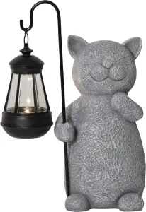 SMILLA Solcellsdekoration 29,5cm Grå
