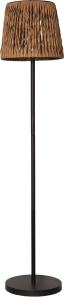 CESTA Golv solcellslampa 127cm Brun/Svart