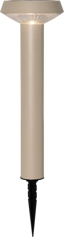 CASA Solcellpollare 45cm Beige
