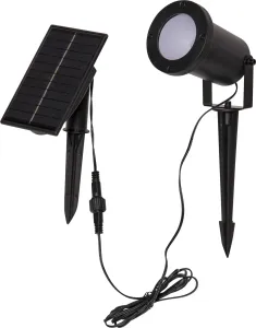 POWERSPOT Solcells-spotlight 10cm Svart IP44