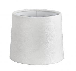 LAMPSKÄRM Sammet 16/14cm Vit