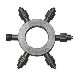 SYSTEM EXPO Förgrening 5st 20cm IP44 Svart