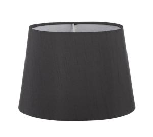 ORIVA Lampskärm Oval Silke 15cm/22cm Svart