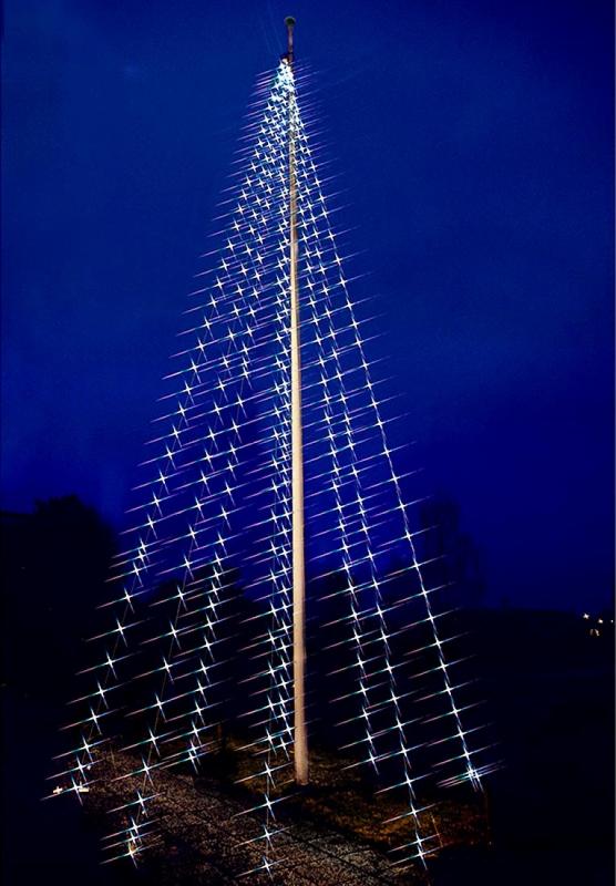 Flaggstångsbelysning Varmvit Flagpole-Tree
