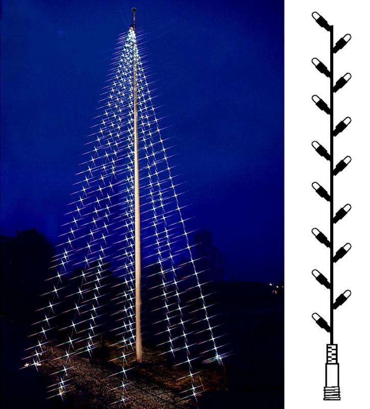 Flaggstångbelysning Reservslinga Varmvit Flagpole-Tree