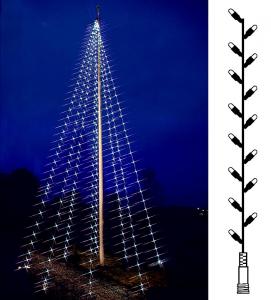 Flaggstångbelysning Reservslinga Varmvit & Kallvit Flagpole-Tree
