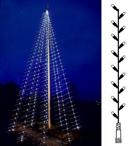 Flaggstångbelysning Reservslinga Varmvit & Kallvit Flagpole-Tree