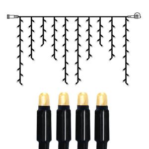 EXTRA SYSTEM 24 Istappsslinga 2m 98LED Varmvit/Svart IP44