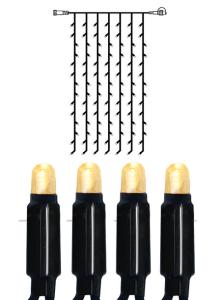 SYSTEM 24 Ljusgardin Extra 1*2m 98LED IP44 Varmvit