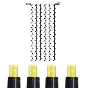 SYSTEM 24 Ljusgardin Extra 1m 98LED IP44 Varmvit