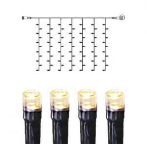 SYSTEM 24 Ljusgardin Extra 1m 49LED IP44 Varmvit
