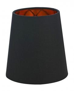 ORIVA Lampskärm Bomull 17cm Svart/Guld