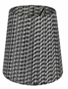 ORIVA Lampskärm Organza 14,5cm Svartrandig