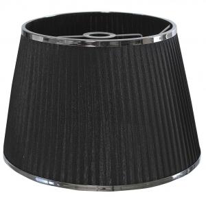 ORIVA Lampskärm Organza 40cm Svart/Krom