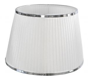 ORIVA Lampskärm Organza 40cm Vit/Krom