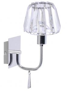 ORIVA Vägglampa Kristall K5 23cm Krom