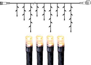 SYSTEM DECOR EXTRA Istappsslinga 3m 126LED Varmvit/Svart IP44