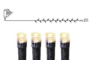 SYSTEM DECOR Start Ljusslinga 1000cm 100LED Varmvit/Svart