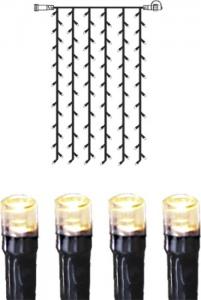 System Decor Gardin Varmvit/Svart