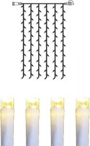 System Decor Gardin 84 LED Varmvit/Vit