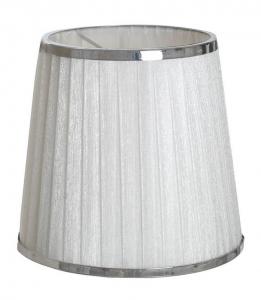 ORIVA Lampskärm Hög Organza 14cm Vit/Krom