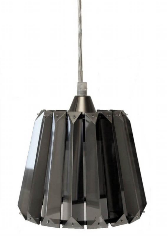 ORIVA Fönsterlampa Kristall K5 14cm Svart Krom