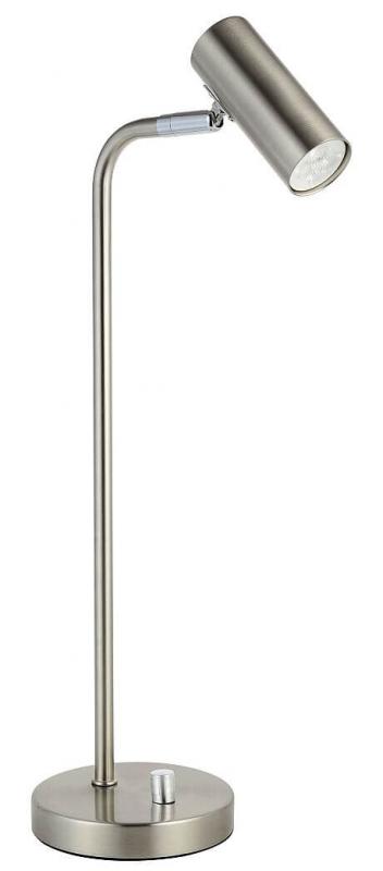 ORIVA Bordslampa MiniGU10 43cm Borstad Nickel