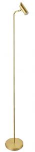 ORIVA Golvlampa MiniGU10 145cm Borstad mässing