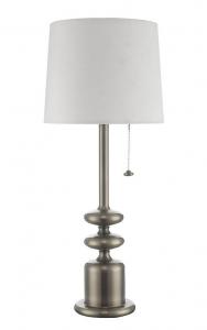 TANGER Bordslampa 56cm Svart Nickel/Vit