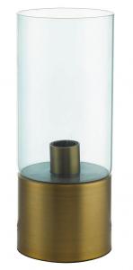 HALMSTAD Bordslampa 25cm Brons/Blå