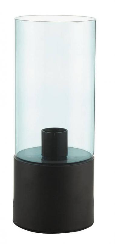 HALMSTAD Bordslampa 25cm Svart/Blå