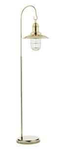 SKEPPAR Golvlampa 160cm Mässing
