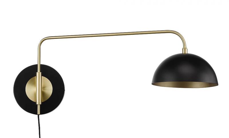 MILANO Vägglampa 64cm Svart