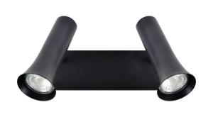 TORONTO Vägglampa Dubbel 27cm Svart