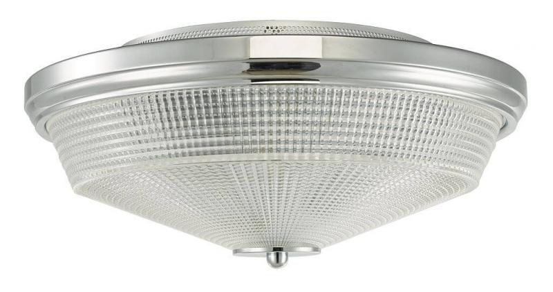 RETRO Plafond 44cm Krom