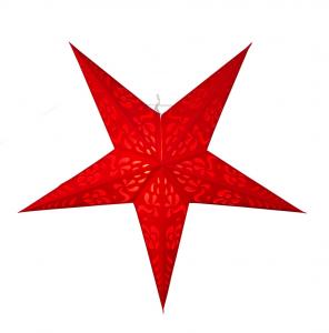 Fine Pappersstjärna 60 cm Röd