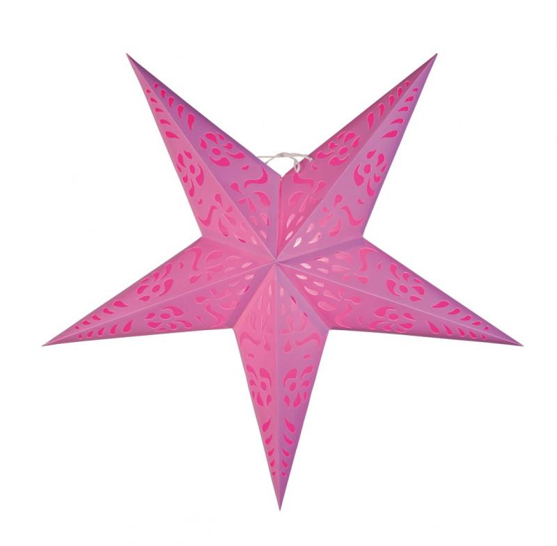 Fine Pappersstjärna 60 cm Rosa