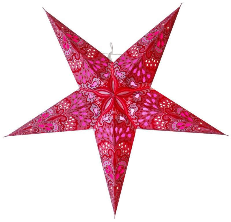 Bright Pappersstjärna 60 cm Röd