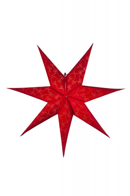 Decorus Pappersstjärna 63 cm Röd