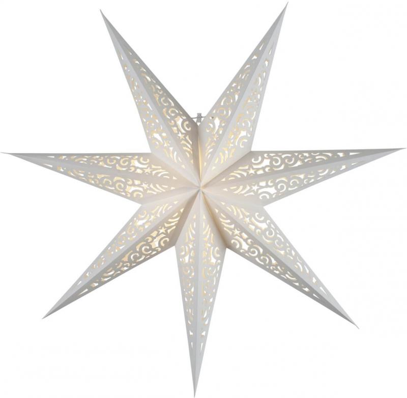LACE Lös Pappersstjärna 80cm Vit