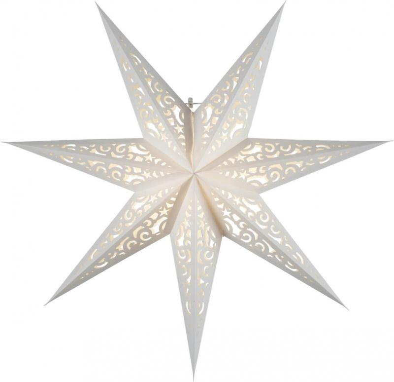 LACE Lös Pappersstjärna 45cm Vit