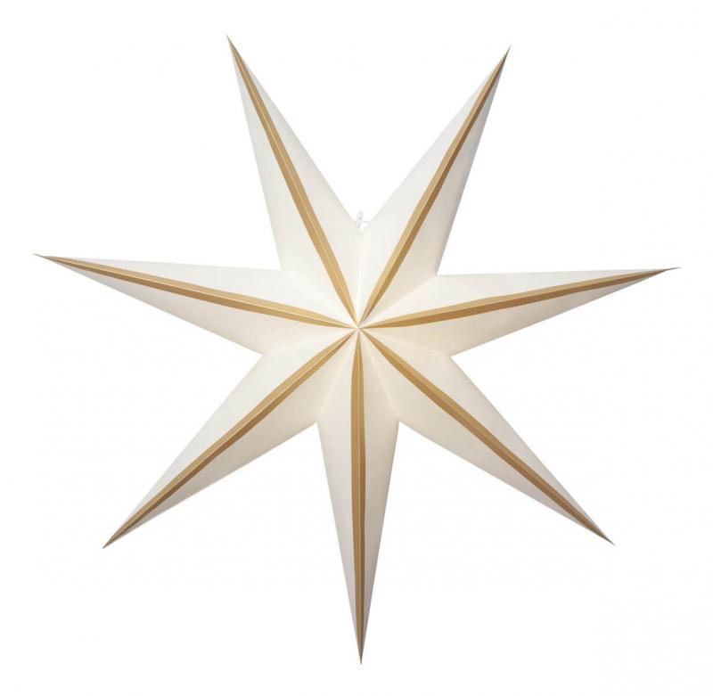 RANDI Pappersstjärna 75cm Guld